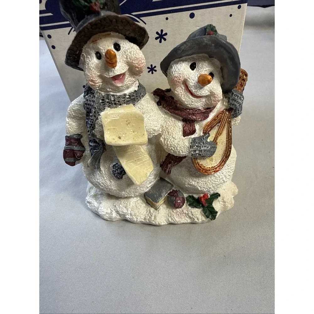Vintage Snowman Serenade Figurine Item No. 668 Christmas Holiday Decor Orig Box